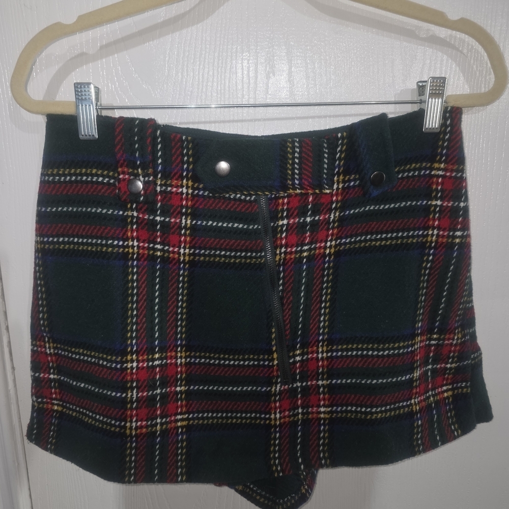 Plaid Women's Shorts Skorts